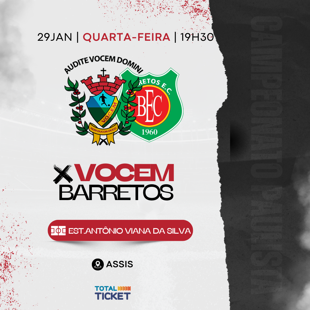 VOCEM X BARRETOS